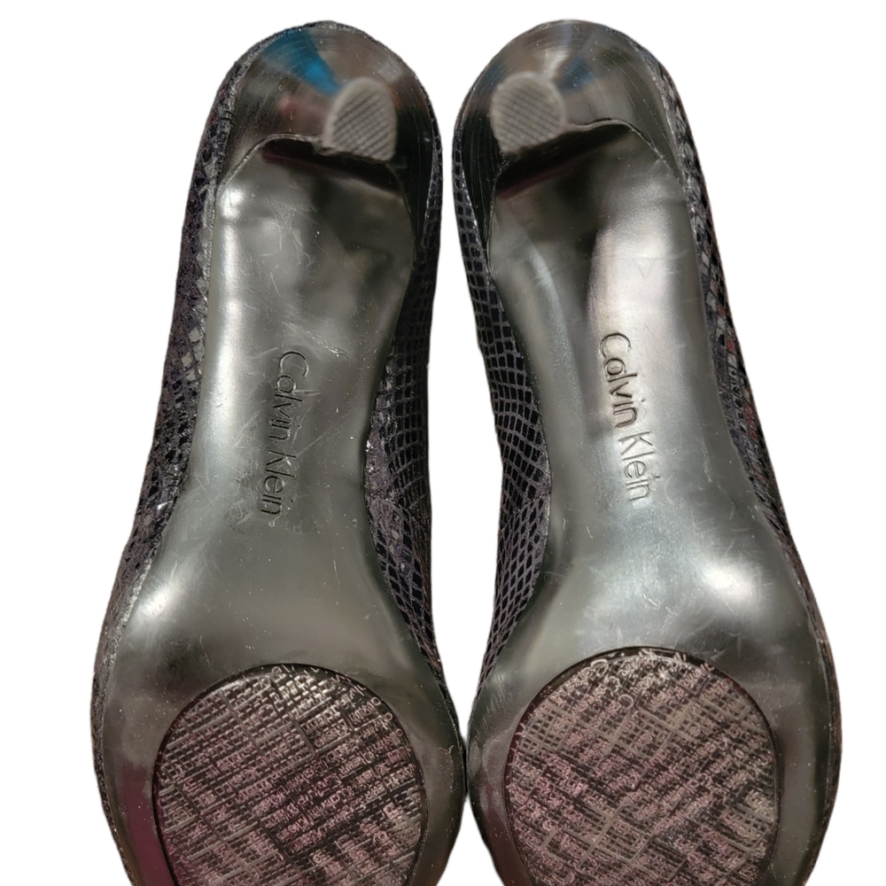 Calvin Klein Kyle Classic Python Black Pumps - image 8